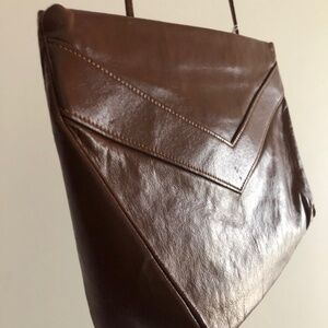 Vintage brown handbag/clutch
